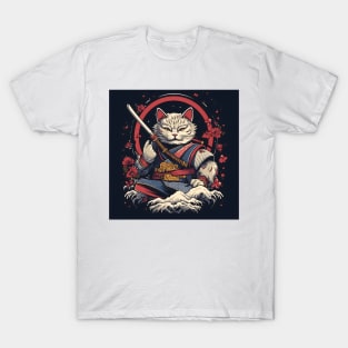 Samurai cat T-Shirt